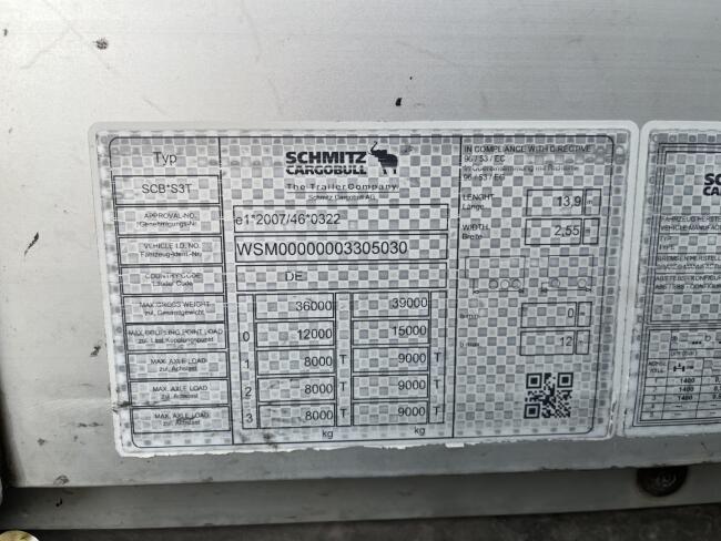 2018 Schmitz Cargobull 3CB 3ST Schuifzeil Oplegger - Liftas - Laadklep - Schuifdak - Alcoa LT587 | Transport | Opleggers