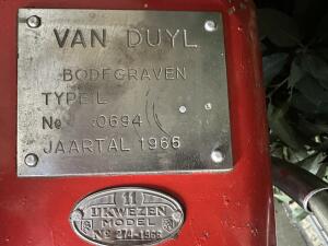 1966 Van Duyl L 2 takt Benzinepomp