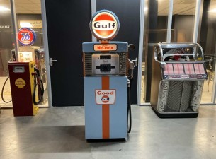 1955 Wayne 505 Gulf No Nox Benzinepomp-01P-4XL