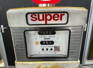 1955 Wayne 505 Shell Benzinepomp