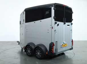 2025 Ifor Williams HBX506 2 paards trailer - Voorlosser RH (zwart)