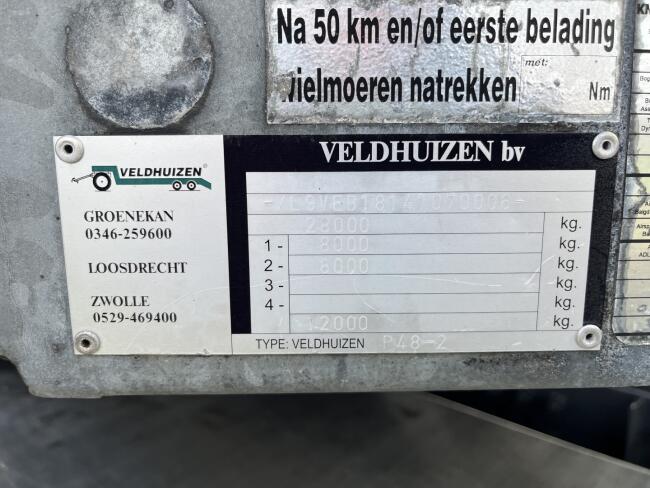 2018 Mercedes Benz Actros 1836 + Veldhuizen P48-2 Semi Dieplader (22-ton) VT798 | Transport | Vrachtwagen