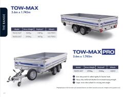 2026 Ifor Williams Tow-Max TM272-3617 PRO VT1102 | Aanhangwagen | Platformtrailer